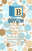 Baby and Kids Name Poems Printables - Bryson
