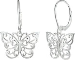Joyfulle Butterfly Drop Dangling Earrings, Appreciation Gifts for Teacher and Mentors, Handmade with Unique Intricate Design