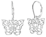Joyfulle Butterfly Drop Dangling Earrings, Appreciation Gifts for Teacher and Mentors, Handmade with Unique Intricate Design