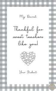 Teacher Appreciation Greeting Card 10