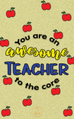 Teacher Appreciation Greeting Card 01
