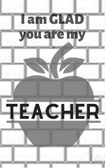 Teacher Appreciation Greeting Card 31