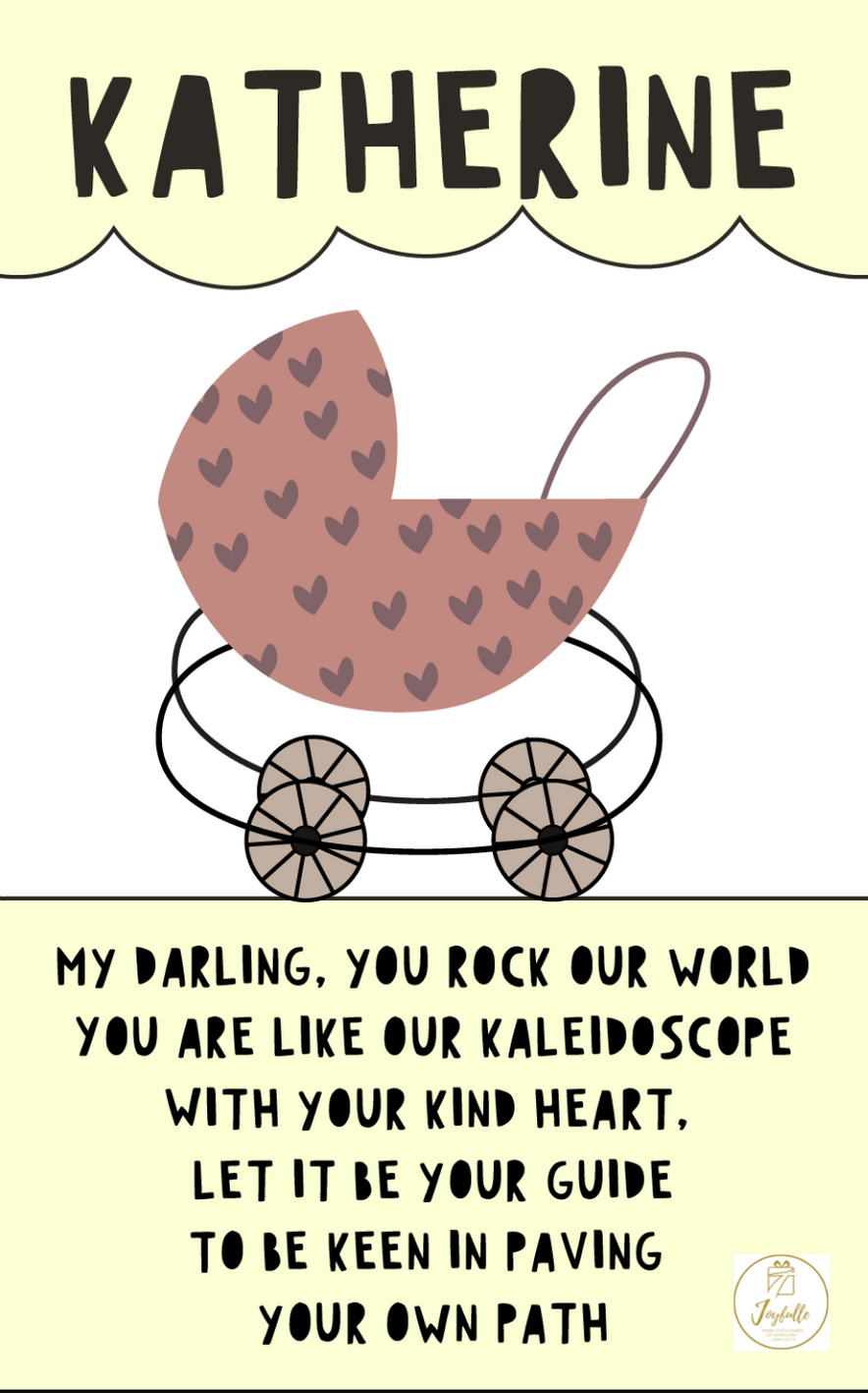 Baby and Kids Name Poems Printables - Katherine
