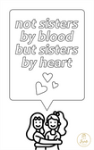 Sisters Day Greeting Card 02