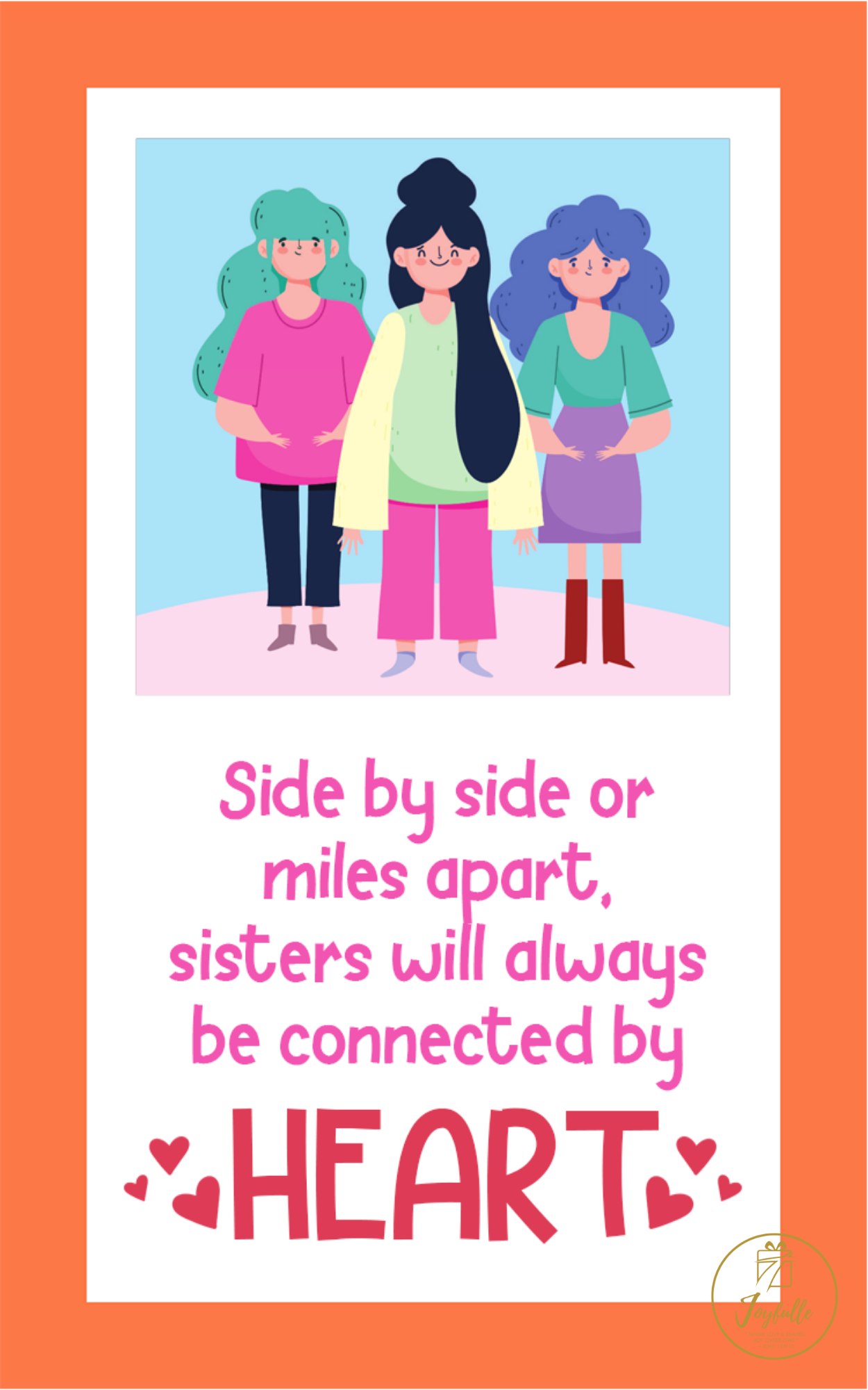 Sisters Day Greeting Card 08