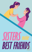 Sisters Day Greeting Card 03