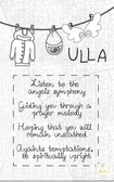 Baby and Kids Name Poems Printables - Ulla