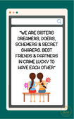Sisters Day Greeting Card 11